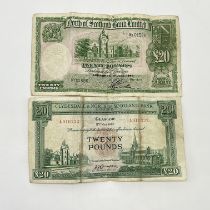 2x bank notes Â£20 each