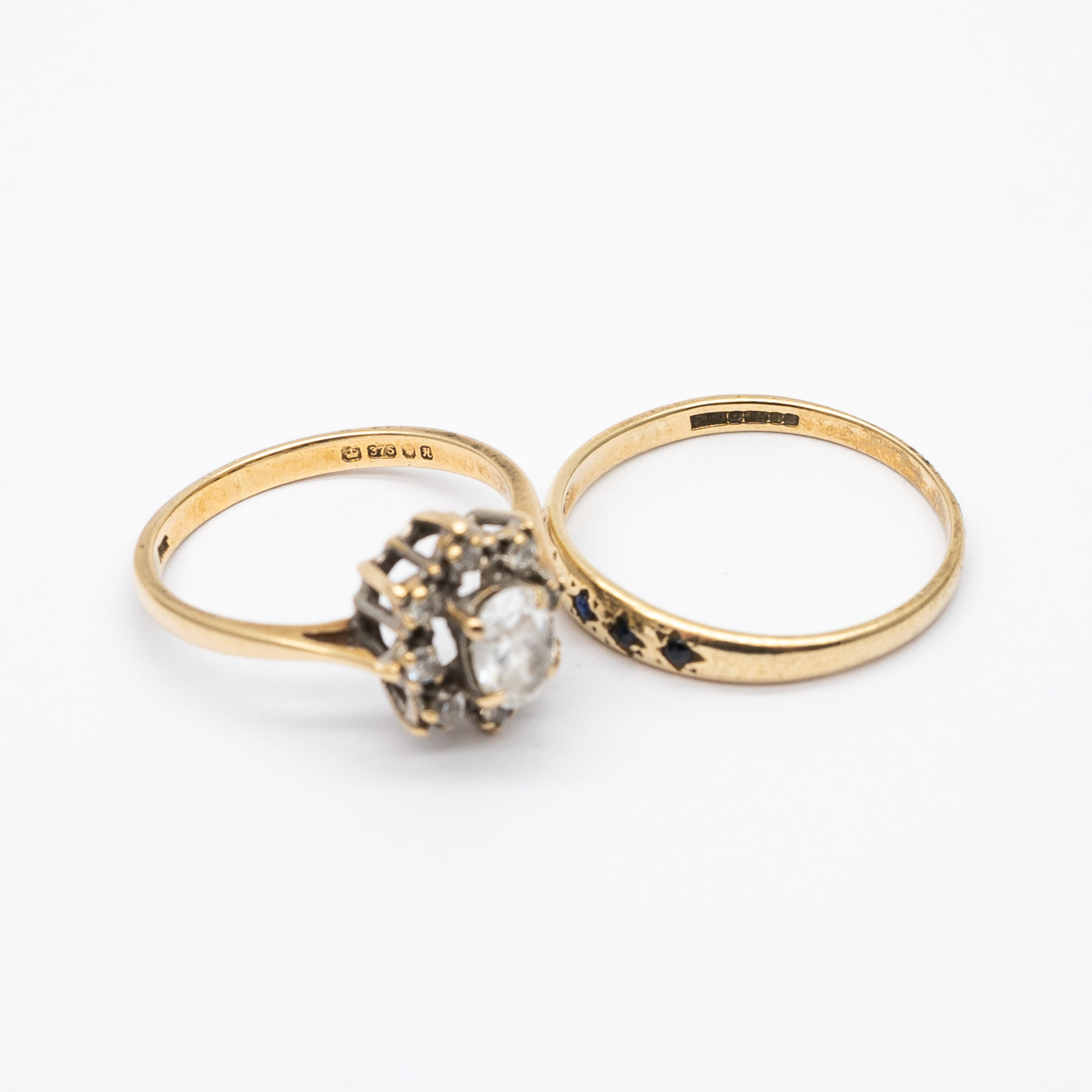 2x 9ct yellow gold rings - Image 4 of 5