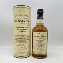 A bottle of Belvenie 10 year old Founders reserve whisky
