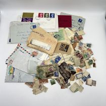A collection of old stamps