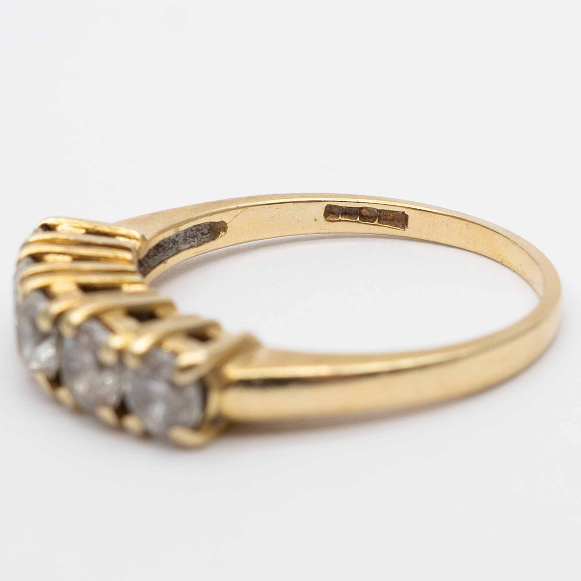 A 14ct yellow gold cz set eternity ring - Image 3 of 6