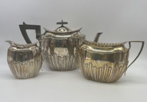 A silver teaset