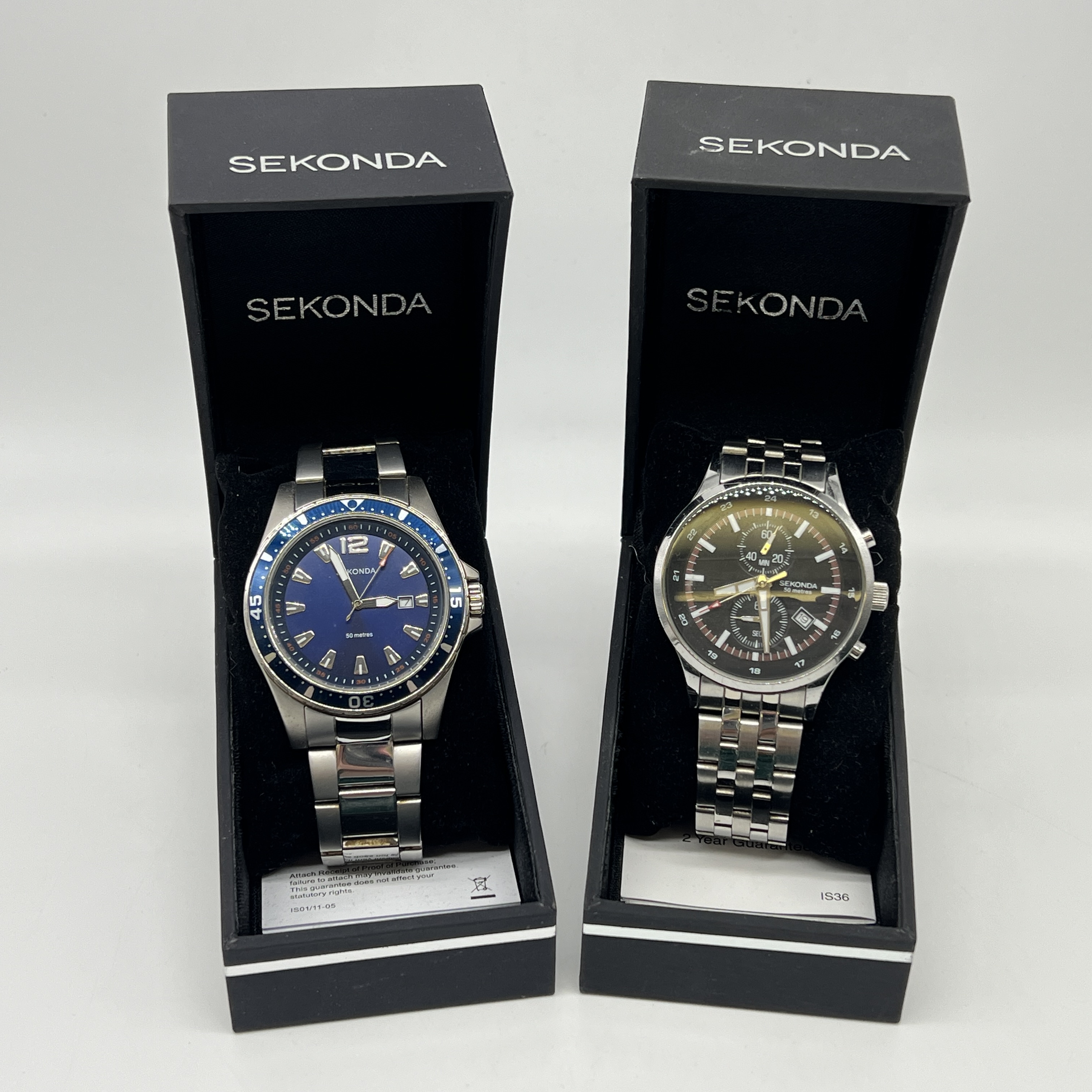 2x Sekonda watches