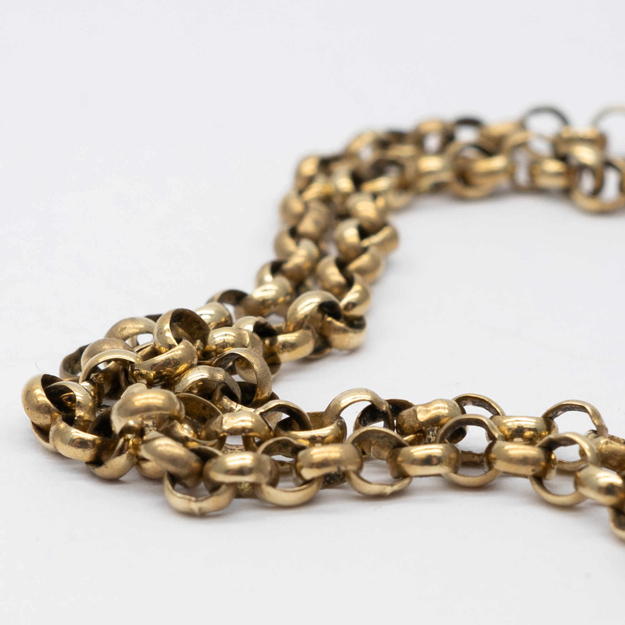 A 9ct yellow gold belcher chain - Image 3 of 4