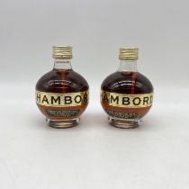2x bottles of Chambord miniatures