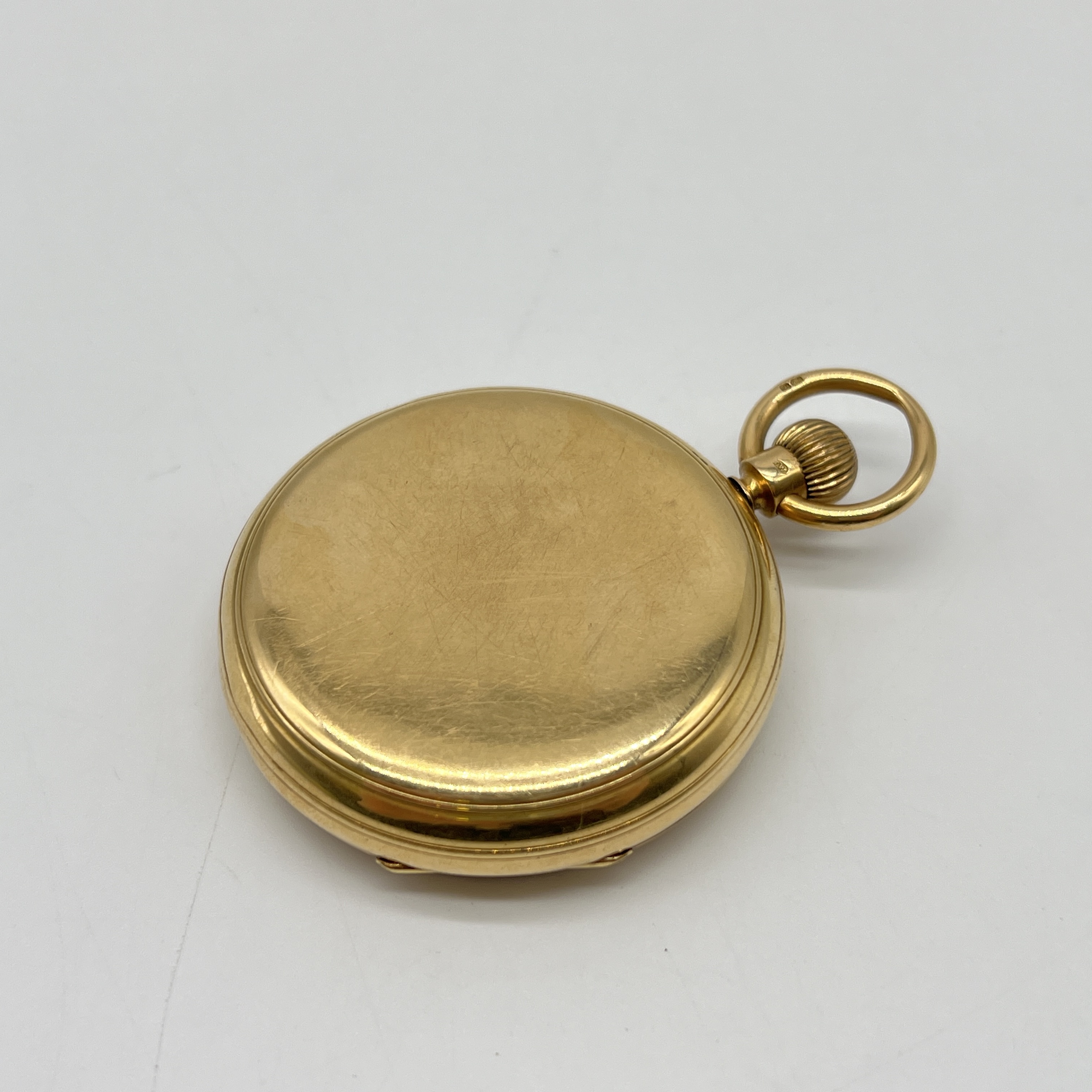An 18ct yellow gold chronograph pocket watch - Image 7 of 7