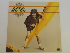 An ACDC - High Voltage vinyl LP