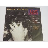 An Ozzy Ozbourne - Back to Ozz vinyl LP