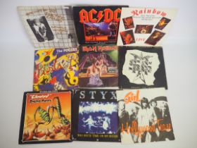 x9 7" Vinyl Lps - The Pogues, Iron Maiden, Wayne County and the Electric Chairs and others