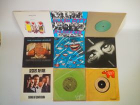 x9 7" Vinyl LPS - The Clash, The Human League, The Cure and others.