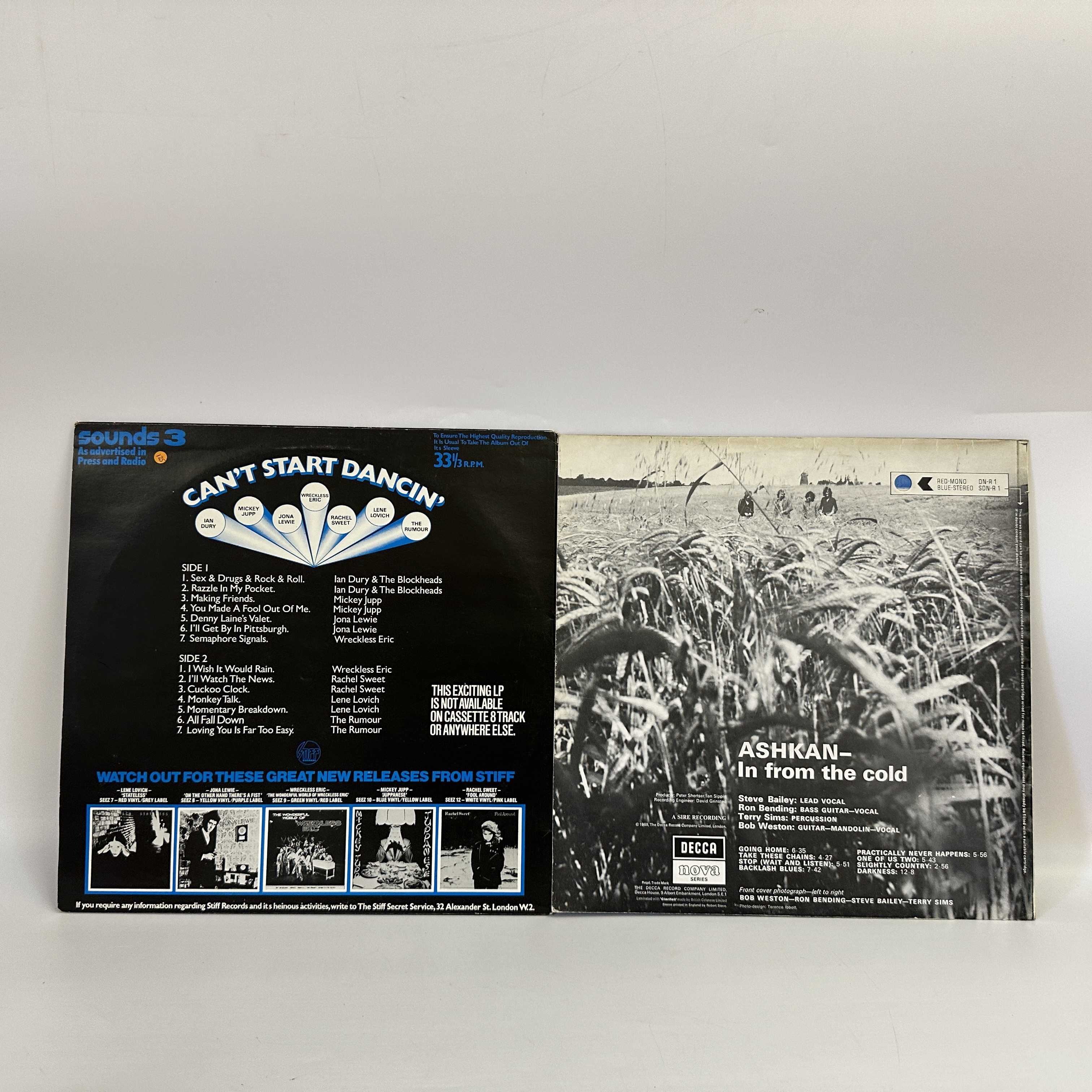 2x 12" vinyl LPs - Ashkan + Stiff Sounds - Image 2 of 2