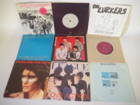 x9 7" Vinyl LPs - OMD, The Lurkers,Magazine and others.