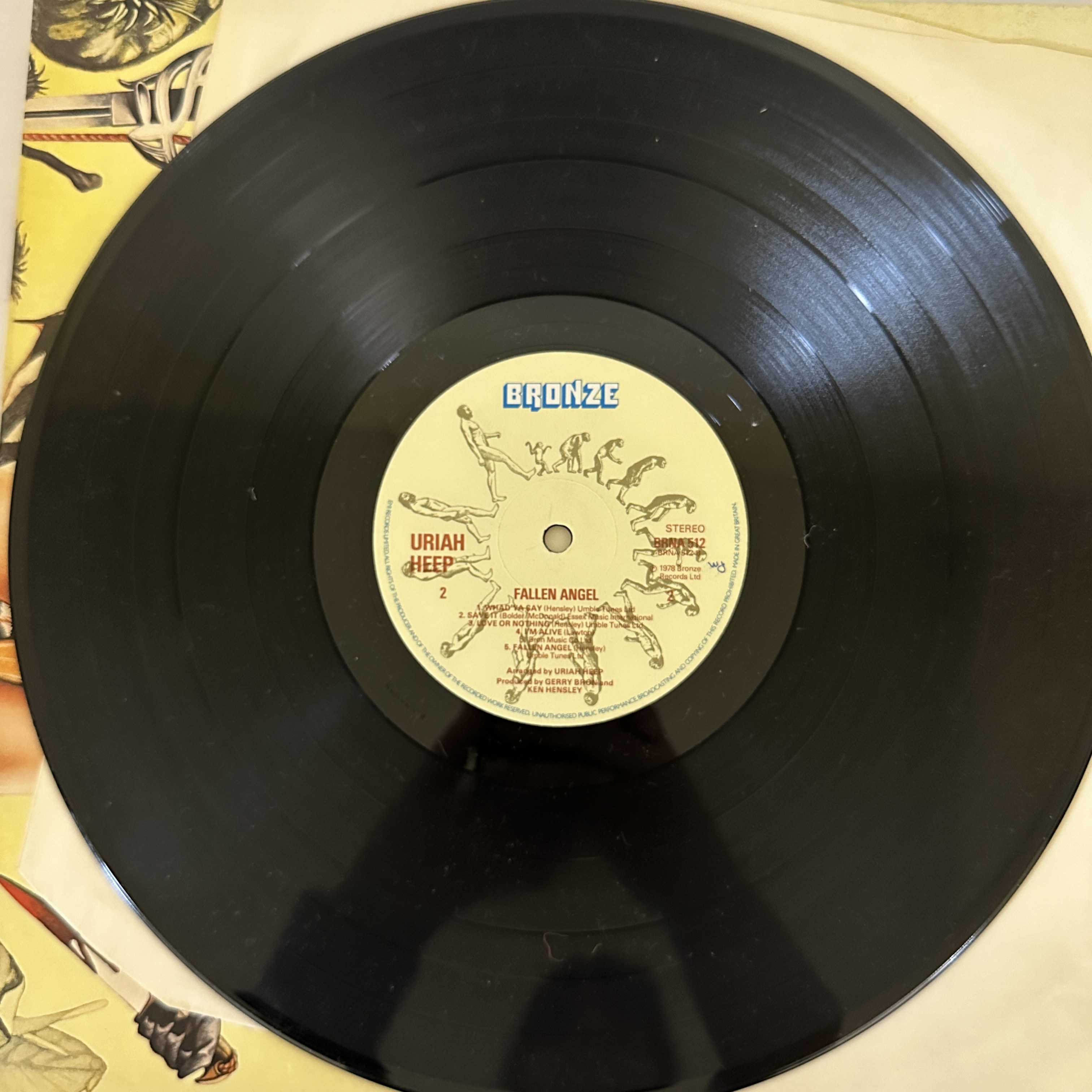 An Uriah Heep - Fallen Angel vinyl LP - Image 12 of 12