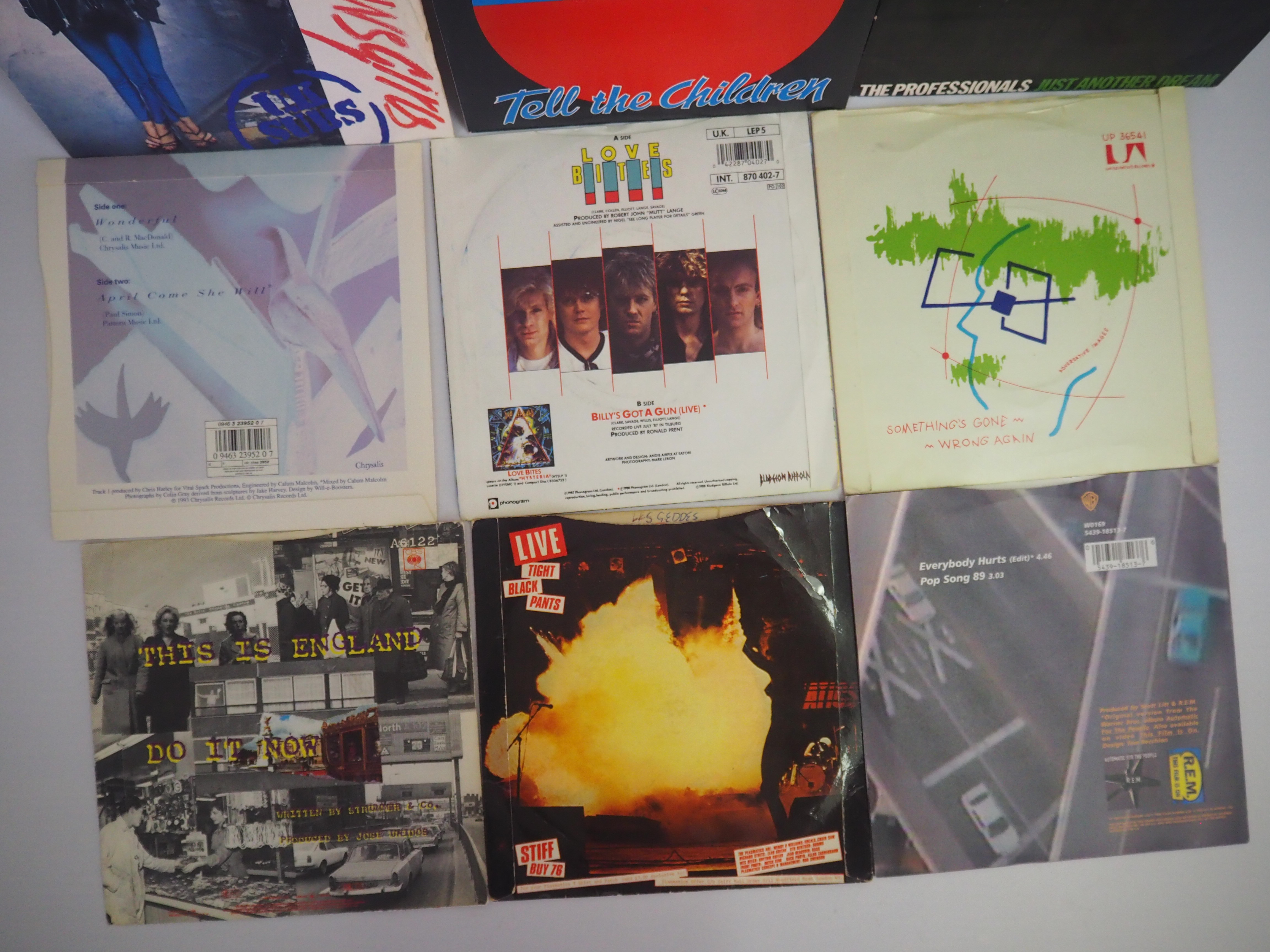 x9 7" Vinyl Lps - Def Leppard, Buzzcocks.Run Rig and others. - Image 3 of 5