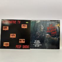 2x 12" vinyl LPs - Peep Show + The Return of the Living Dead Soundtrack