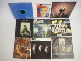 x9 7" Vinyl Lps - Genesis, The Police, David Sylivan and others