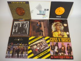 x9 7" Vinyl LPS - Madness, Blondie, Guns and Roses and others.