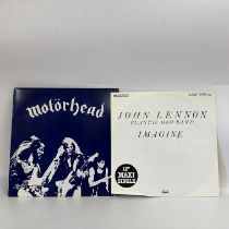 2x 12" vinyl LPs - Motorhead + John Lennon