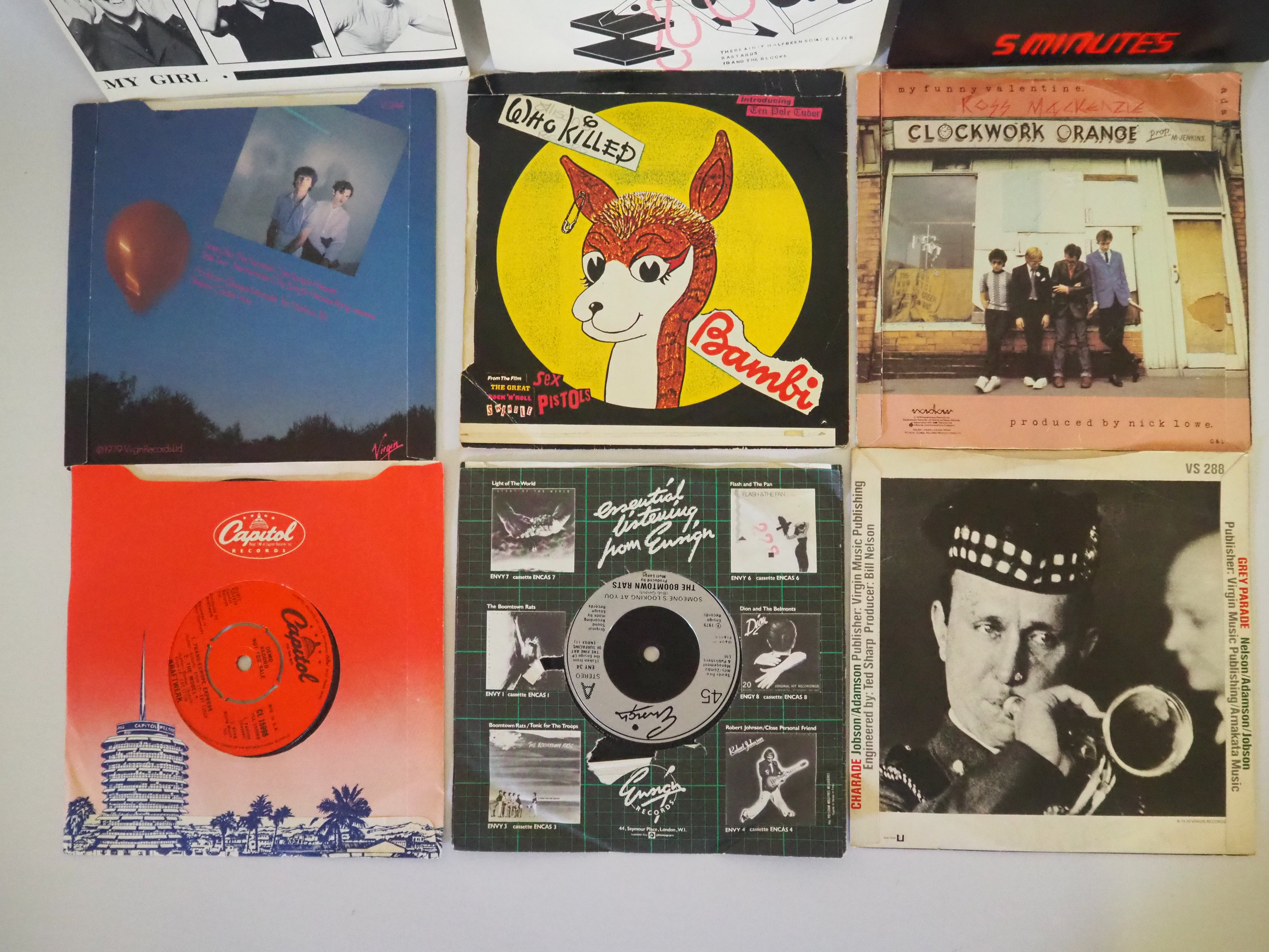 x9 7" Vinyl Lps - Madness, Sparks, Sex Pistols and others. - Image 2 of 4