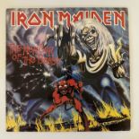 An Iron Maiden - The Number of the Beast vinyl LP