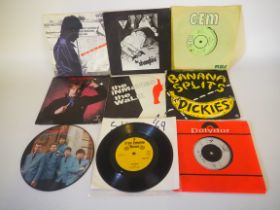 x9 7" Vinyl Lps - The Stranglers, The Damned, The Vapors and others.