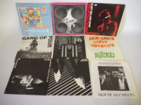 x9 7" Vinyl LPs - Ian Dury, Adam and The Ants, The Clash and others