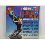Rock Heroes - 40 Great Tracks Double 12" Vinyl Album