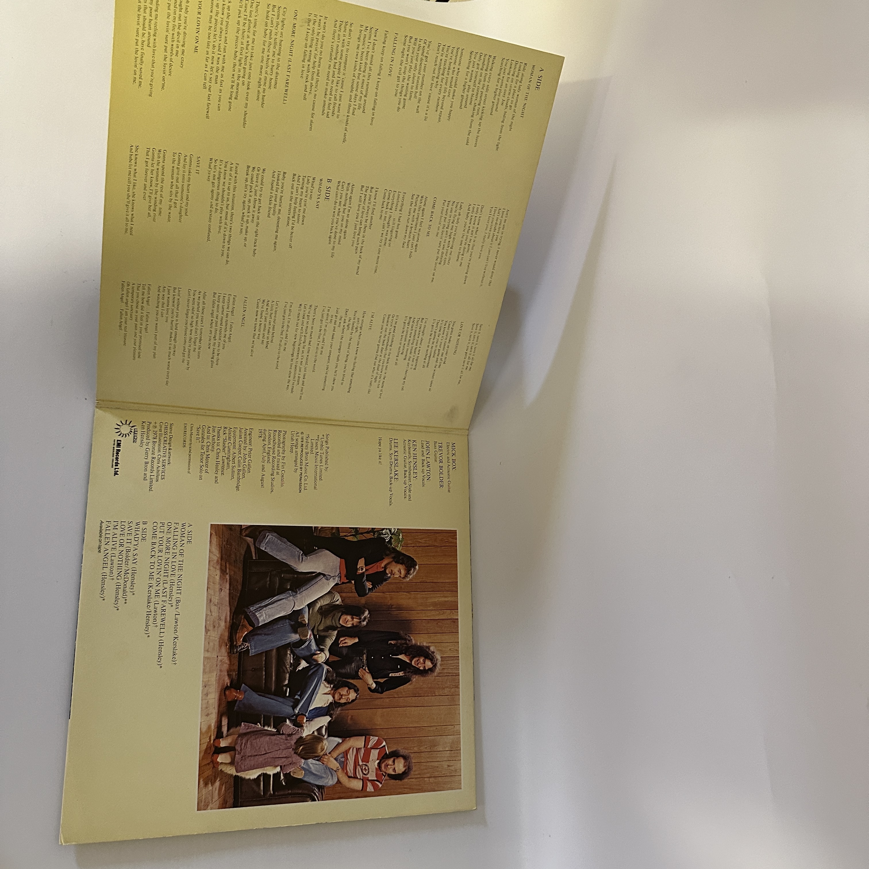 An Uriah Heep - Fallen Angel vinyl LP - Image 4 of 12