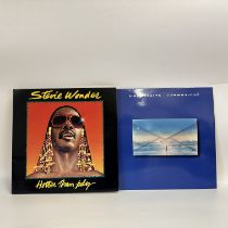 2x 12" vinyl LPs - Stevie Wonder + Dire Straits