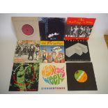x9 7" Vinyl Lps - Foreigner, AC/DC, The Undertones and others.
