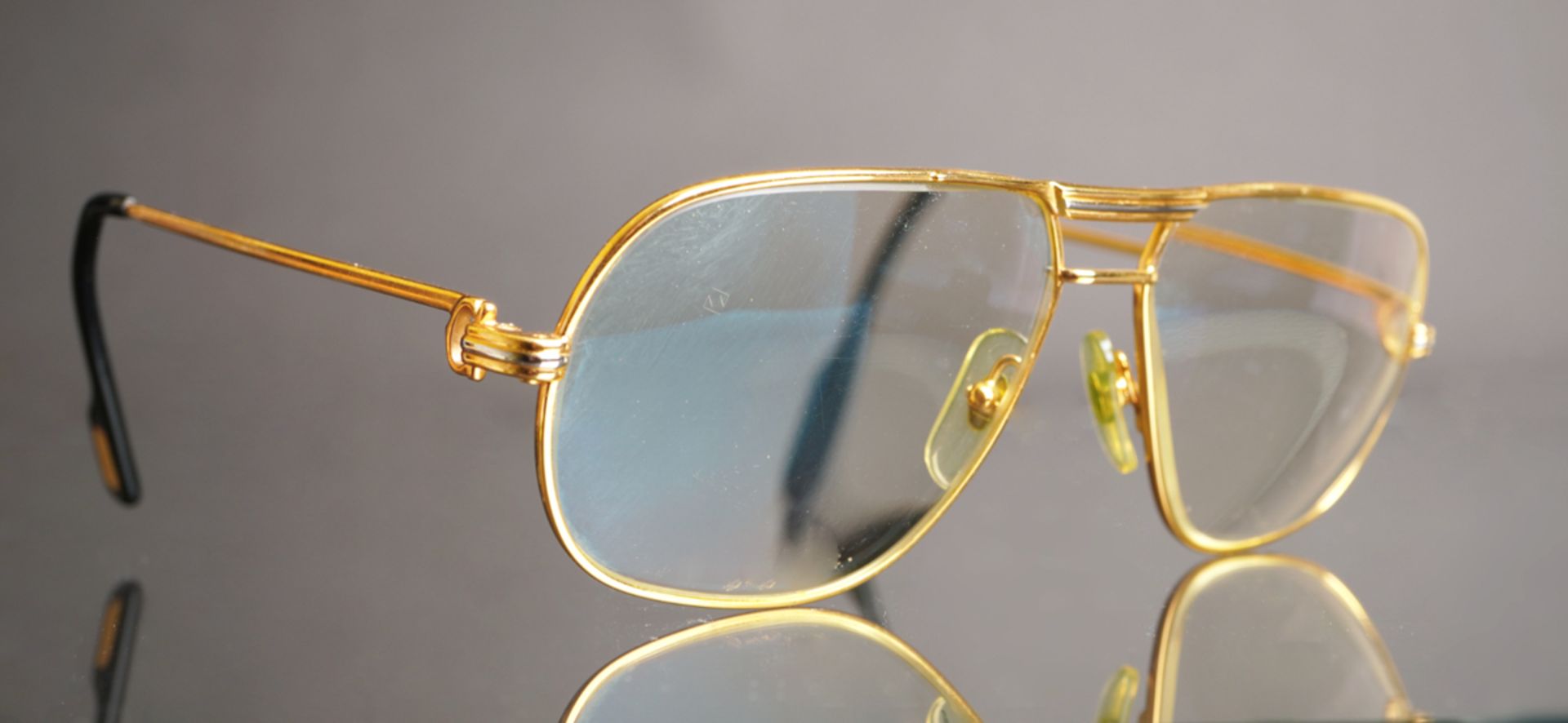 Must de Cartier Herrenbrille, ca. 1980er Jahre - Bild 4 aus 5