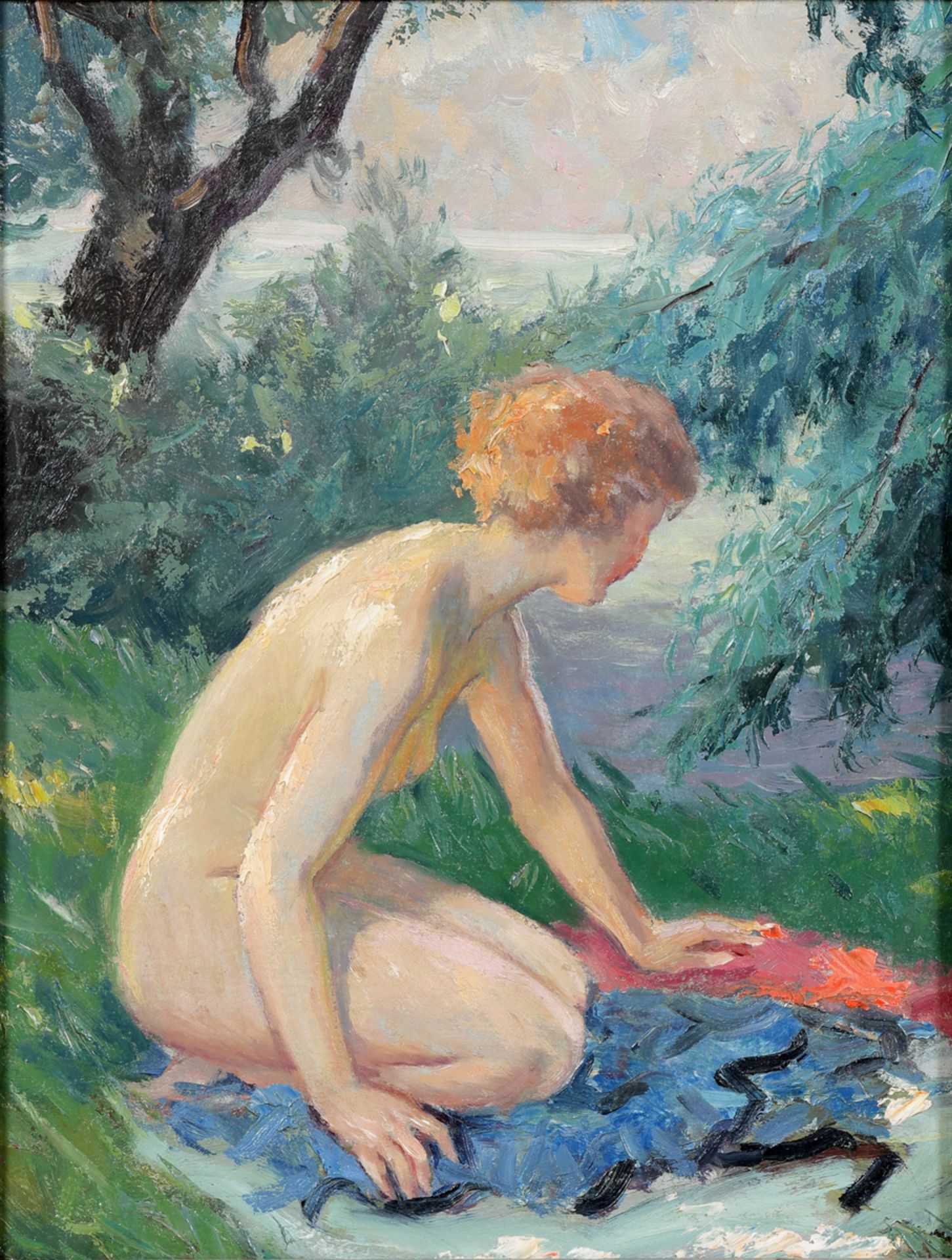 Dt. Maler in der Art Edward Cucuels - Bild 2 aus 4