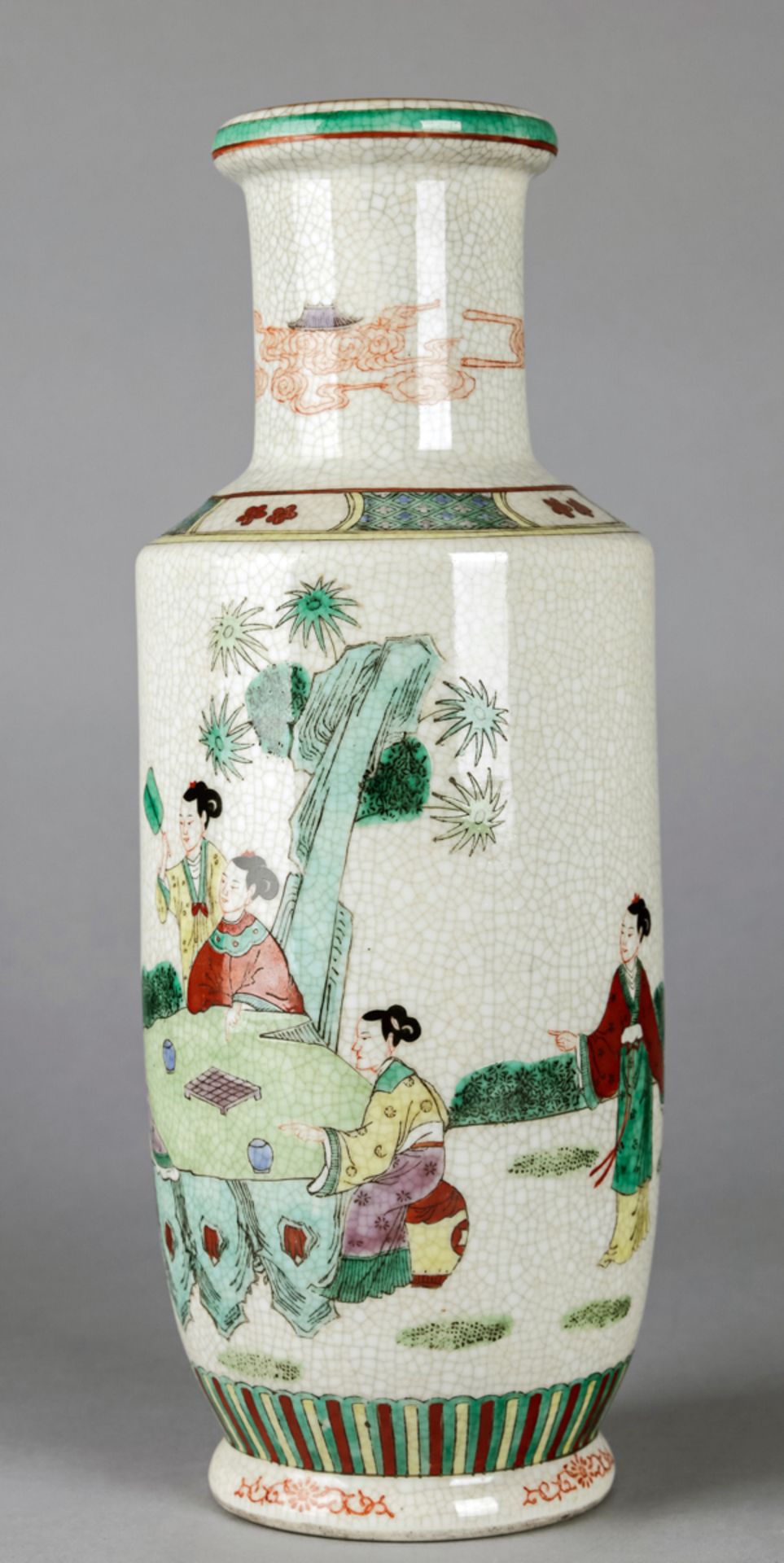 China, Vase, um 1900, Guangxu Zeit (1857-1908) - Bild 2 aus 5