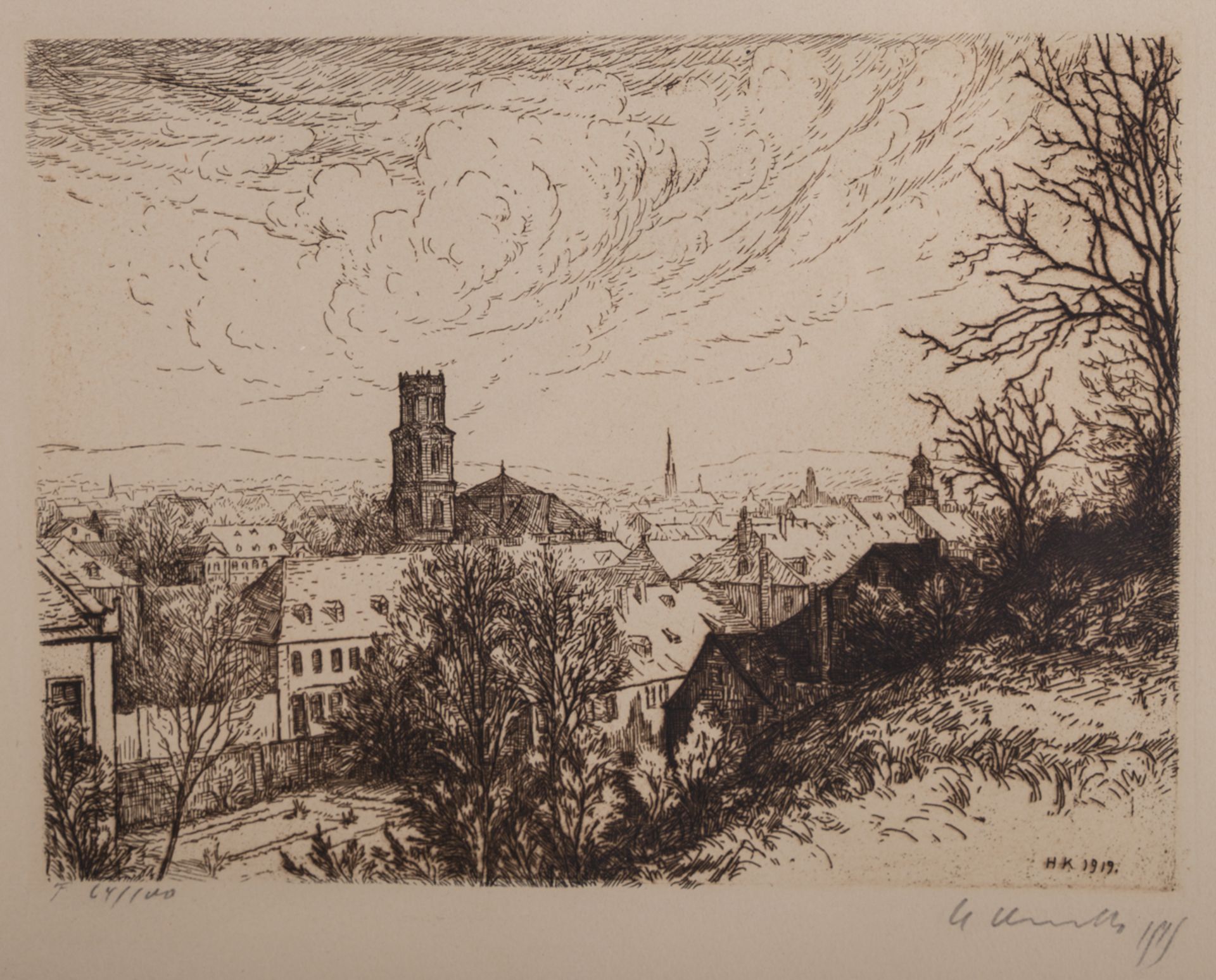 Hermann Keuth (Ravensburg 1888 - 1974 Ebersteinburg) - Bild 3 aus 5