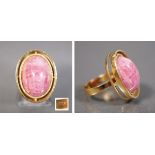 Ring mit Rhodochrosit, GG 585