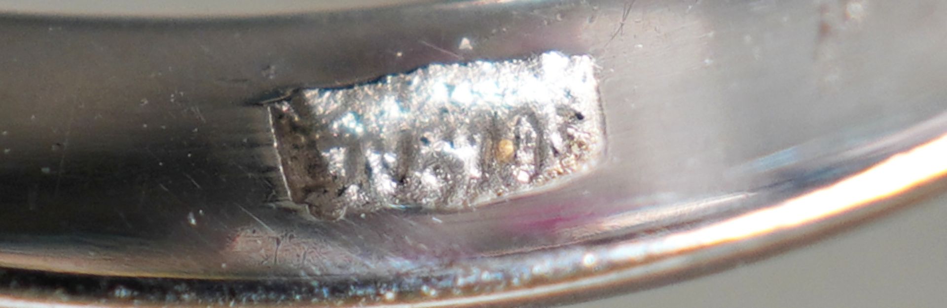 Ring mit Rubin- und Brillantbesatz, WG 750 - Image 3 of 3