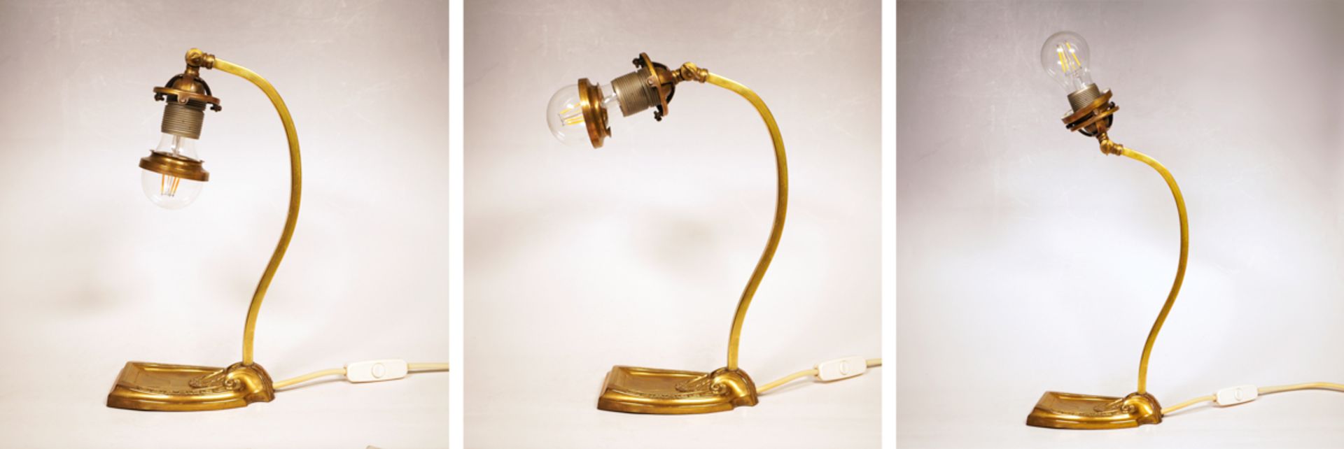 Gestell einer Tischlampe, Jugendstil - Bild 2 aus 4