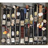 Konvolut von 20 Herrenarmbanduhren, ca. 1930er-70er Jahre