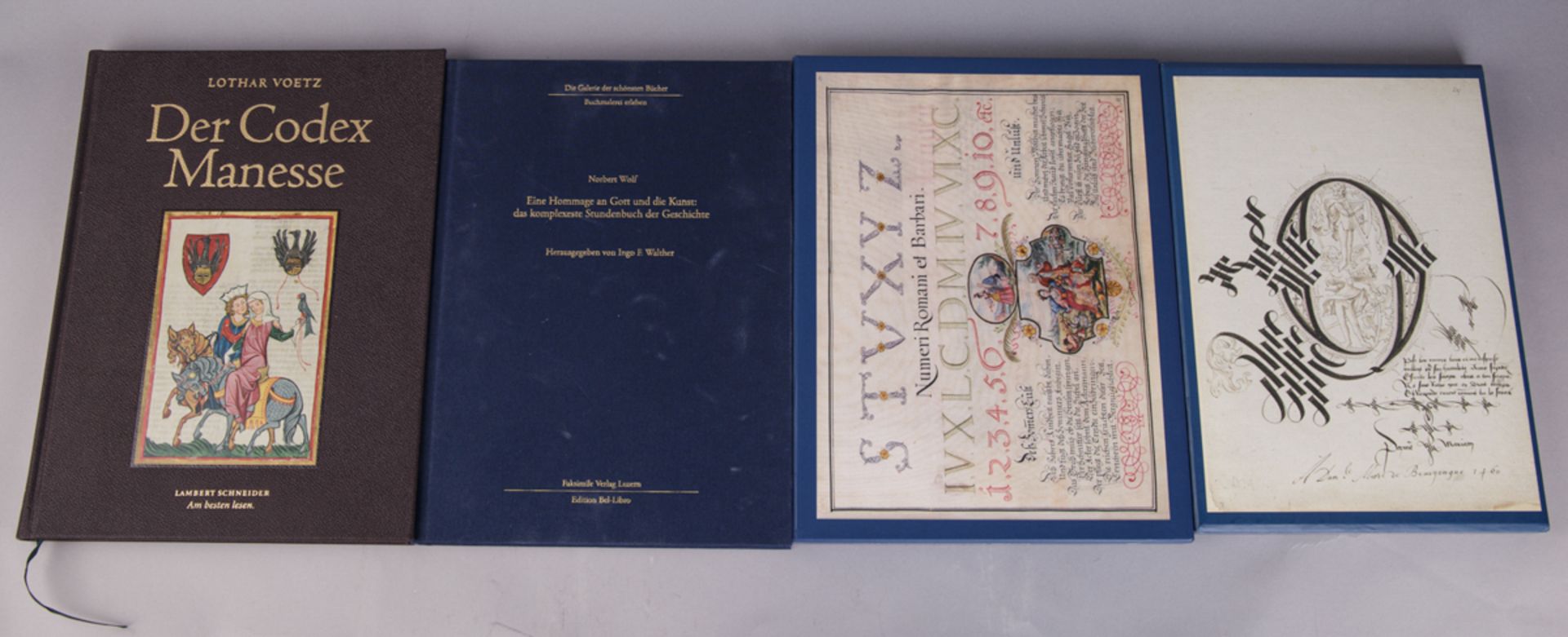 Konvolut von 4 Büchern über mittelalterliche Buchmalerei - Image 2 of 5