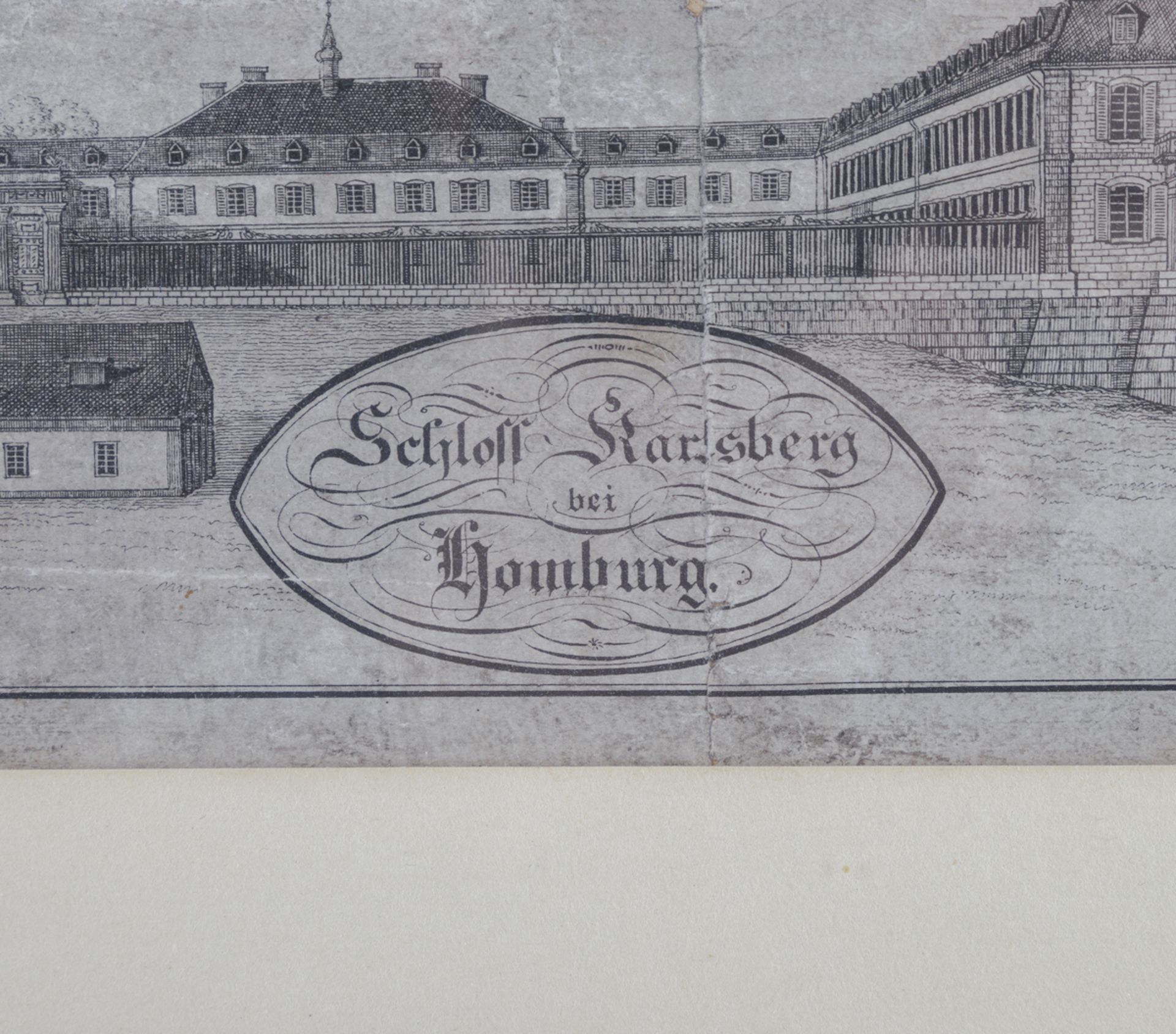 Schloss Karlsberg bei Homburg, 1. H. 19. Jh. - Image 2 of 2