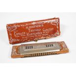 M. Hohner, Harmonika in orig. Etui, um 1900