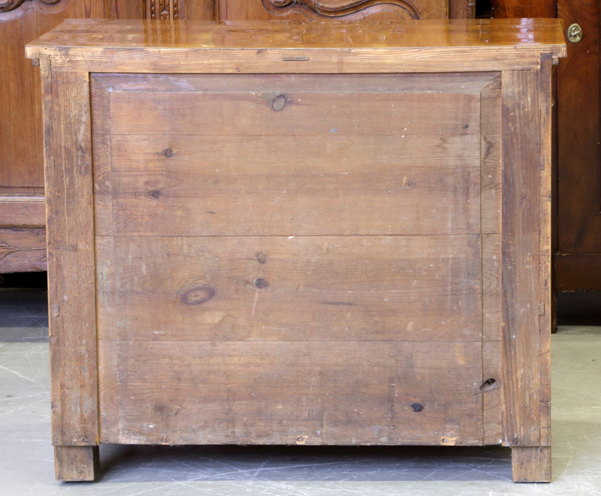 Spätbiedermeier-Kirschbaumkommode, deutsch, um 1840-50 - Bild 2 aus 2