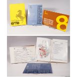 Ferrari 308 GTB, Benutzerhandbücher mit orig. Lederetui, 1970-80