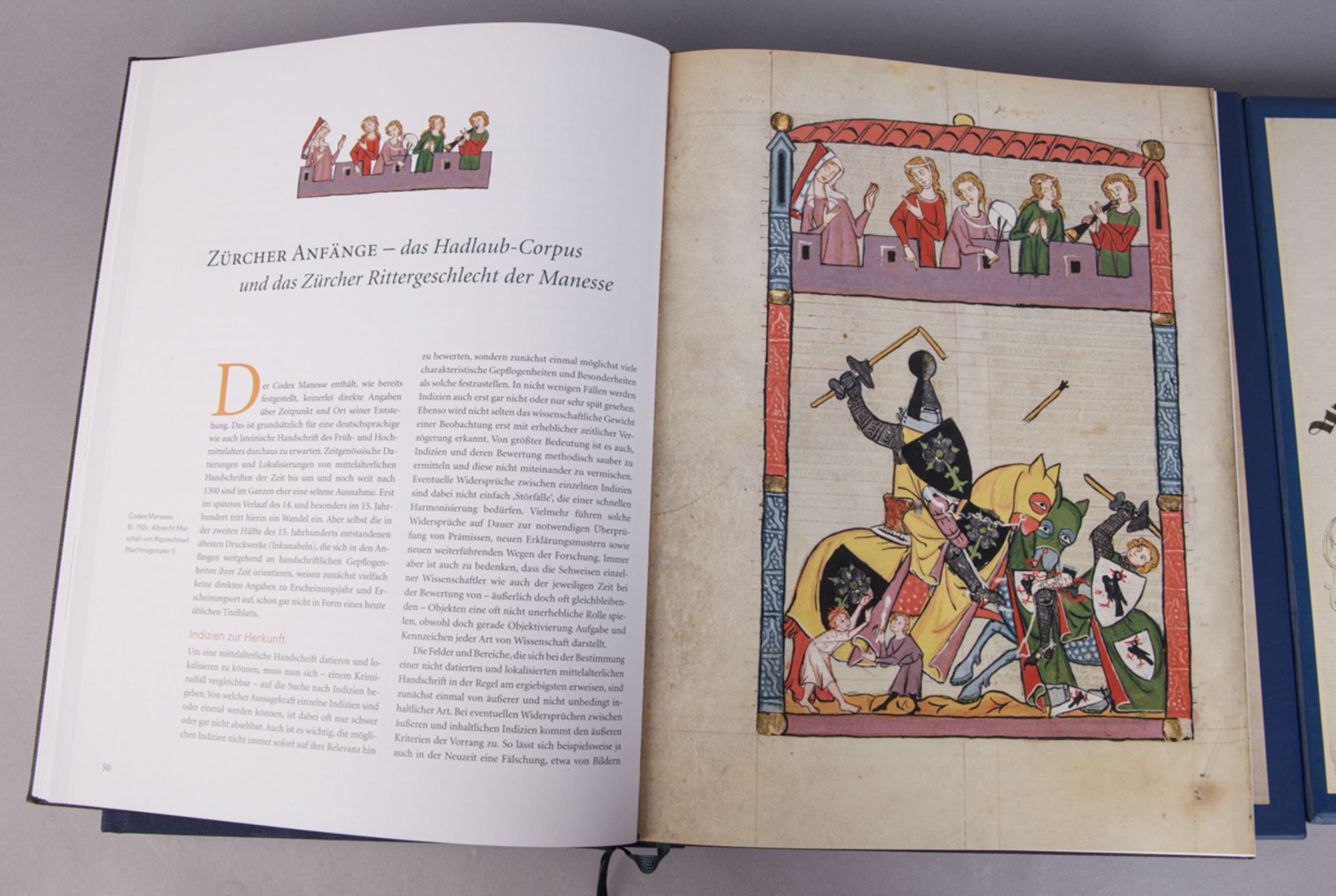 Konvolut von 4 Büchern über mittelalterliche Buchmalerei - Image 5 of 5