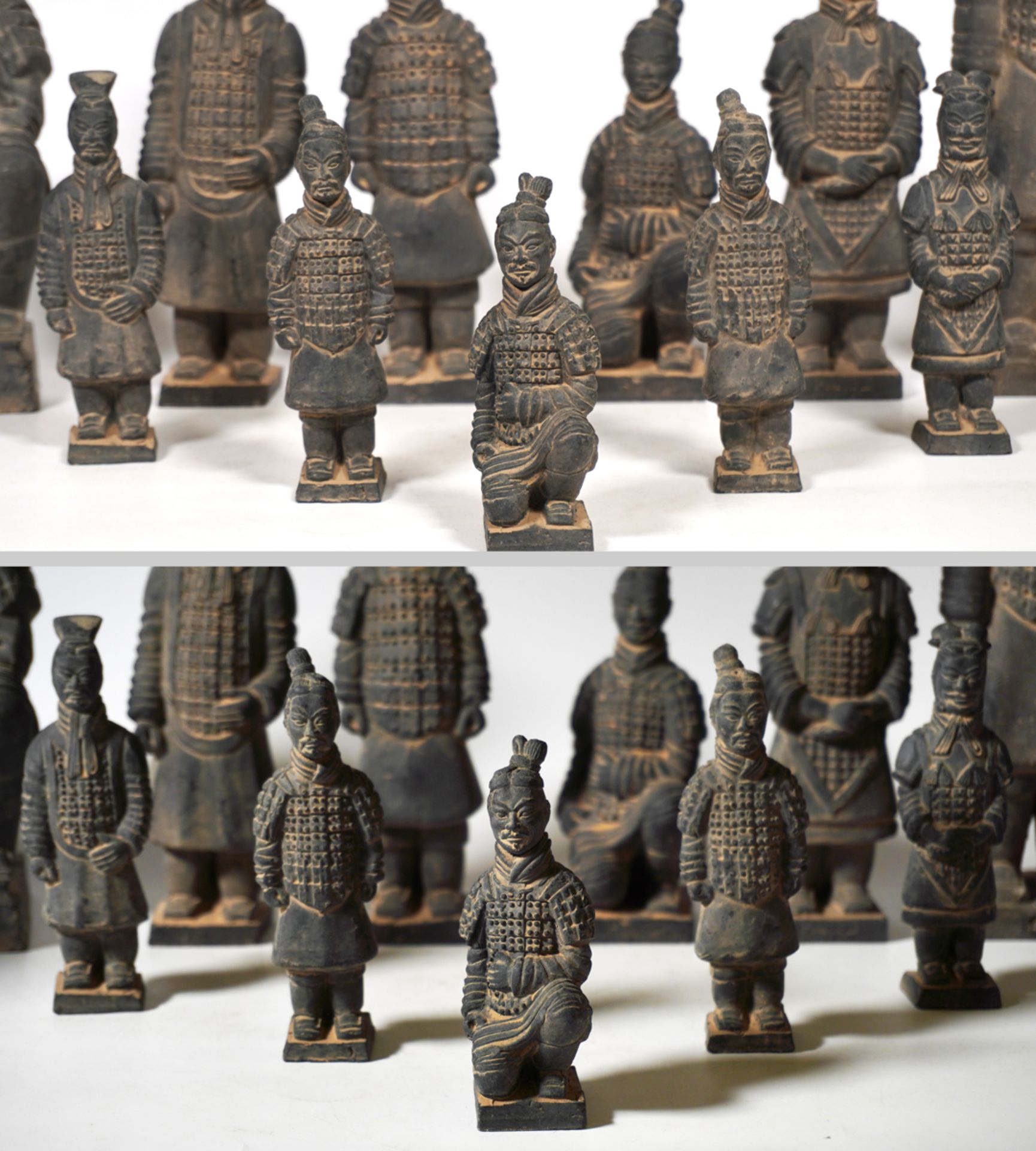 13 Terrakottafiguren, China, 20. Jh. - Bild 3 aus 6