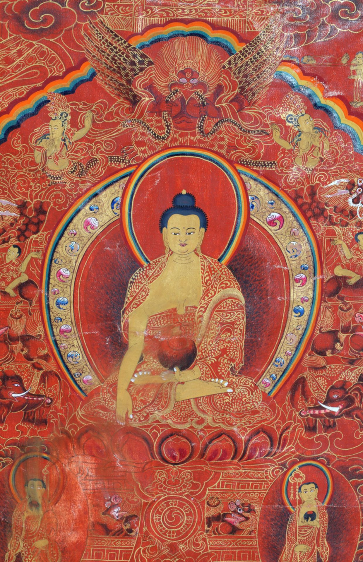 Thangka Rollbild, Sinotibetisch/Tibet - Bild 5 aus 7