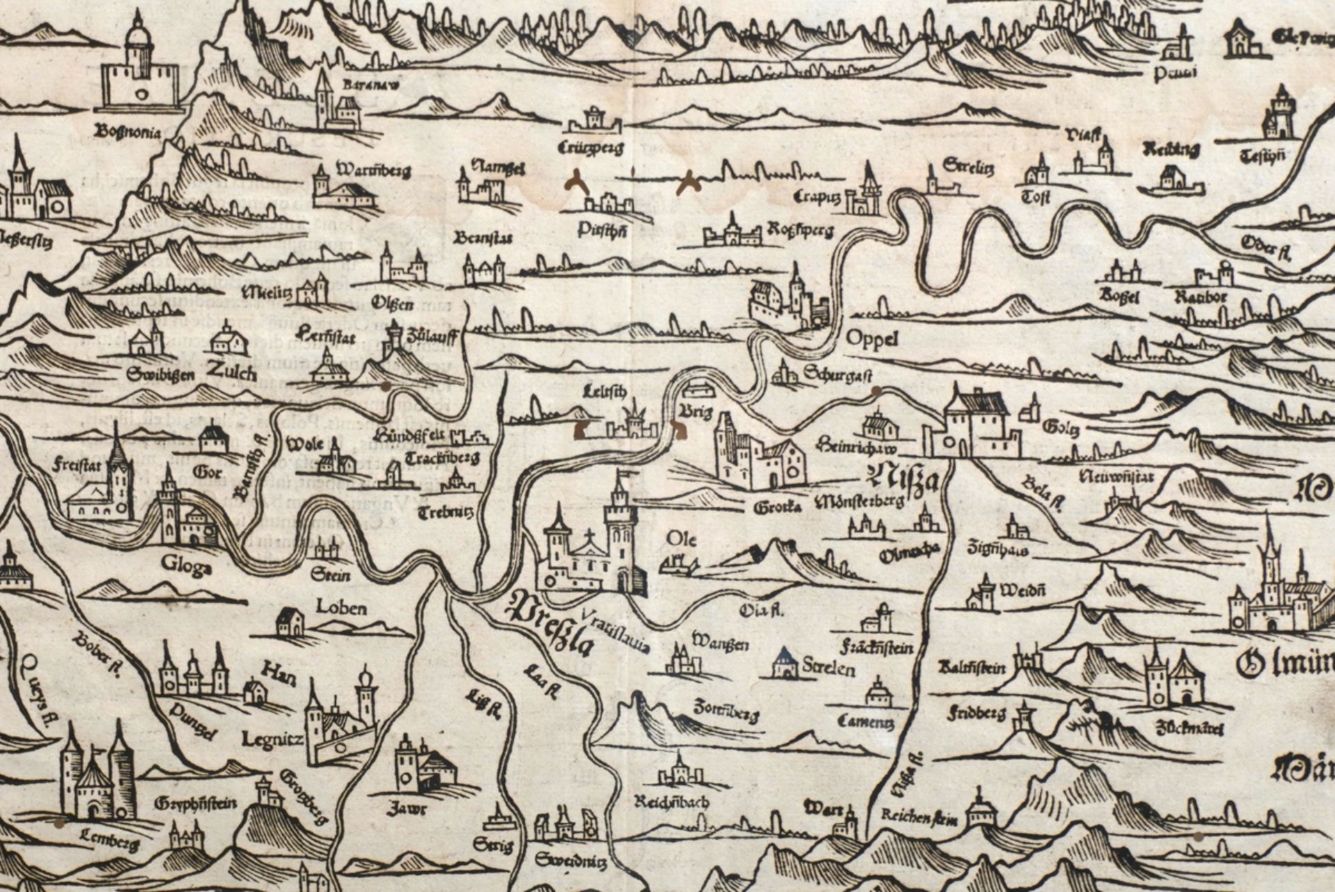 Slesiae Descriptio, um 1544 - Bild 3 aus 5