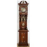 Imposante wilhelminische Standuhr, deutsch, wohl Berlin, um 1880