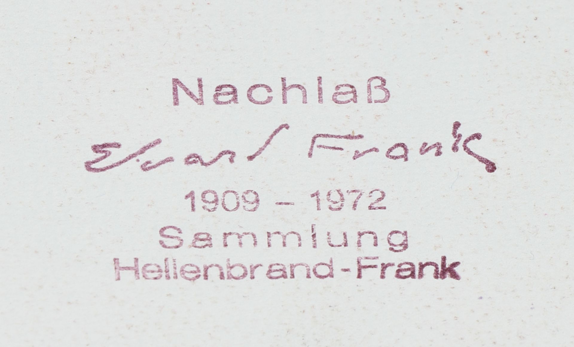 Edvard Frank (Korschenbroich 1909 - 1972 Saarlouis) - Bild 4 aus 4