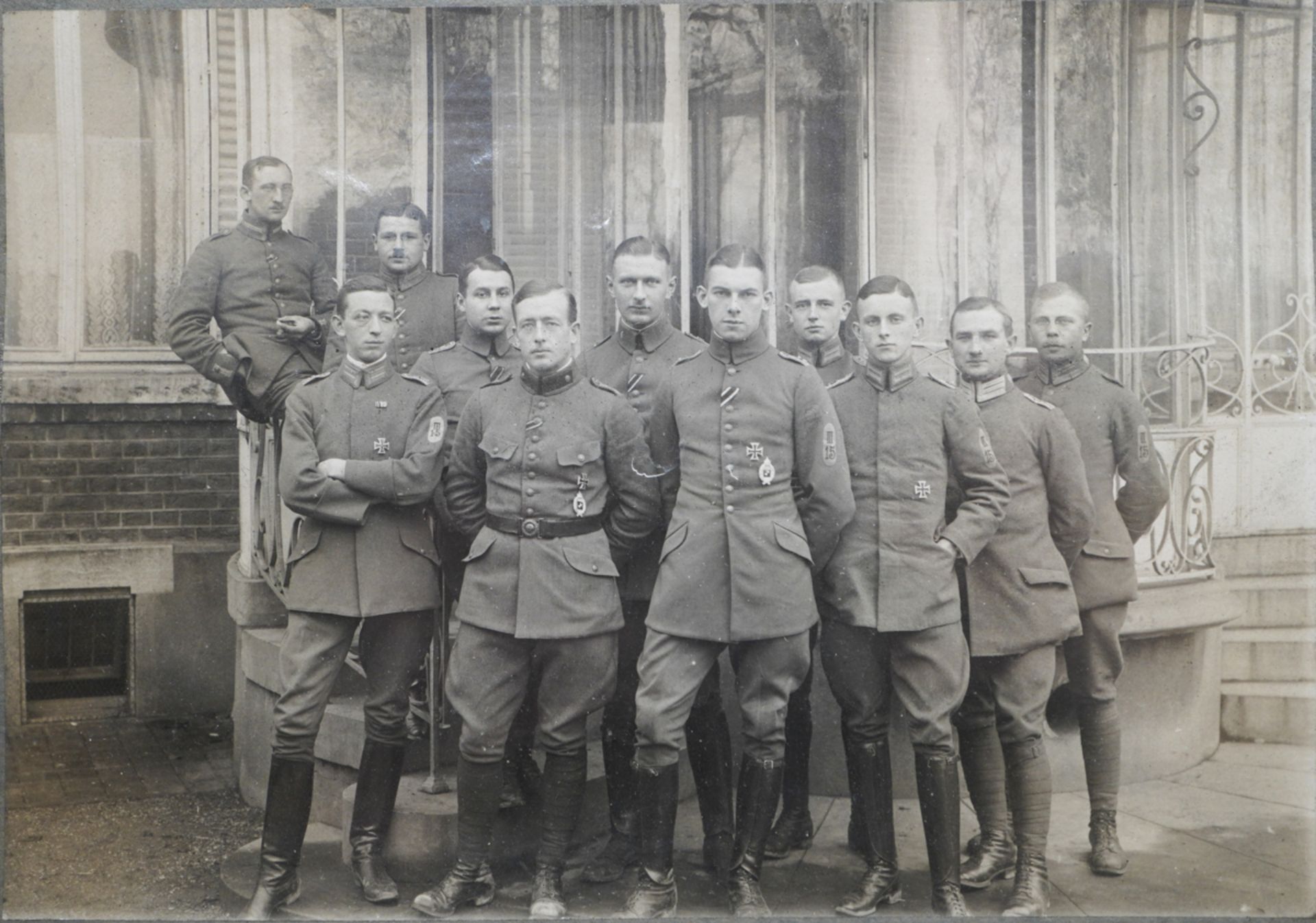 WK I, Fotografie der Kampfstaffel 15, Weihnachten 1916 - Image 2 of 5